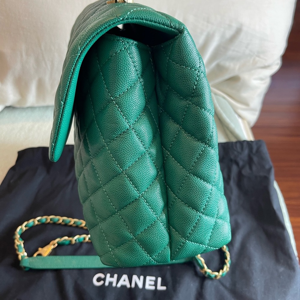 💚 ✨ Gorgeous  Chanel Coco Handle✨💚 - Picture 12 of 14